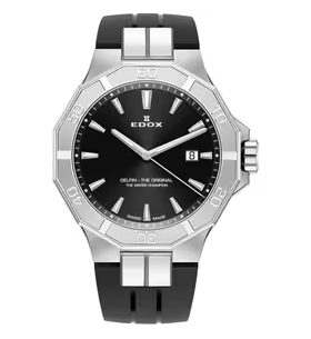 EDOX DELFIN QUARTZ DATE 53021-3CA-NIN - DELFIN - ZNAČKY