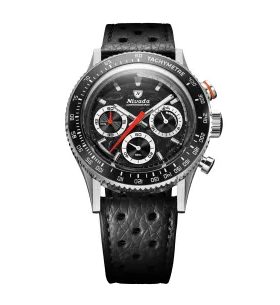 NIVADA GRENCHEN CHRONOKING MECAQUARTZ RACING BLACK - INTER. BEZEL - CHRONOMASTER - ZNAČKY