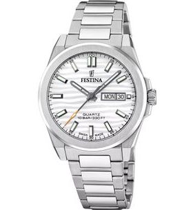 FESTINA SWISS MADE DUNE SILVER 20073/1 - SWISS MADE - ZNAČKY
