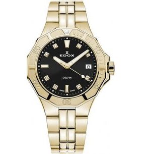 EDOX SPORT DELFIN DIVER DATE LADY 53020-37JM-NID - DELFIN - ZNAČKY