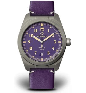 FORMEX FIELD AUTOMATIC ULTRA VIOLET BOLGHERI VIOLET LEATHER STRAP 0660.1.6593.799 - FIELD AUTOMATIC - ZNAČKY