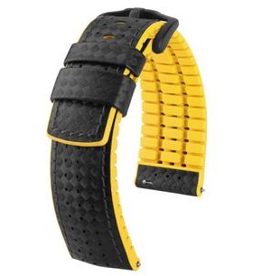 ŘEMÍNEK HIRSCH AYRTON - ČERNO-ŽLUTÝ - REMIENKY - OSTATNÉ