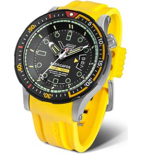 VOSTOK EUROPE BATISCAFOS AUTOMATIC NH35-511E767 – ŽLTÝ GUMOVÝ REMIENOK - BATISCAFOS - ZNAČKY