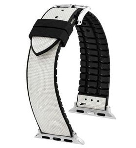 ŘEMÍNEK HIRSCH ARNE PRO APPLE WATCH - ŠEDÝ - REMIENKY - OSTATNÉ
