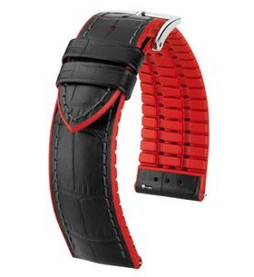 ŘEMÍNEK HIRSCH ANDY - ČERNO-ČERVENÝ - REMIENKY - OSTATNÉ