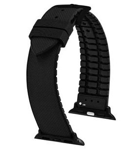 REMIENOK HIRSCH ARNE PRE APPLE WATCH - ČIERNY - REMIENKY - OSTATNÉ