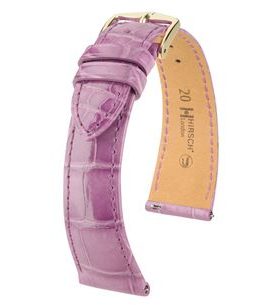 REMIENOK HIRSCH LONDON ALLIGATOR - FIALOVÝ, LESKLÝ - REMIENKY - OSTATNÉ