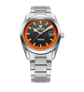 NIVADA GRENCHEN SUPER ANTARCTIC BLACK & ORANGE - 38 MM DATE - ANTARCTIC - ZNAČKY