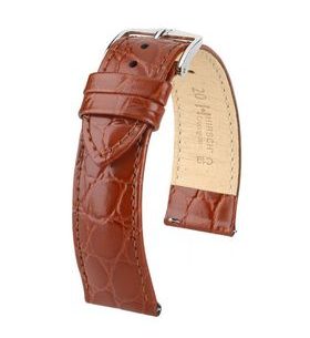 ŘEMÍNEK HIRSCH CROCOGRAIN - ZLATOHNĚDÝ - REMIENKY - OSTATNÉ