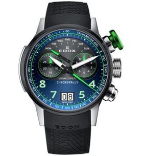 EDOX CHRONORALLY QUARTZ CHRONOGRAPH 38003-TINV-BUNV - CHRONORALLY - ZNAČKY