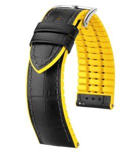 ŘEMÍNEK HIRSCH ANDY - ČERNO-ŽLUTÝ - REMIENKY - OSTATNÉ