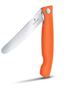 PIKNIKOVÝ NÔŽ VICTORINOX SWISS CLASSIC WAVY 11 CM ORANŽOVÝ 6.7839.FC1 - VRECKOVÉ NOŽE - OSTATNÉ