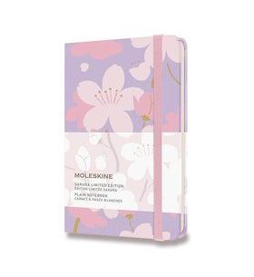 Zápisník Moleskine Sakura RŮŽOVÝ - tvrdé desky - čistý 1331/1914111