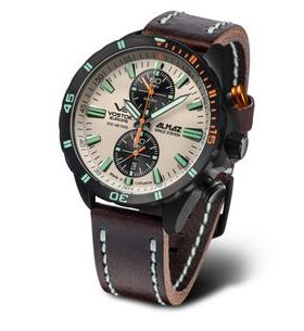 VOSTOK EUROPE ALMAZ CHRONO LINE 6S11-320C677 - ALMAZ SPACE STATION - ZNAČKY