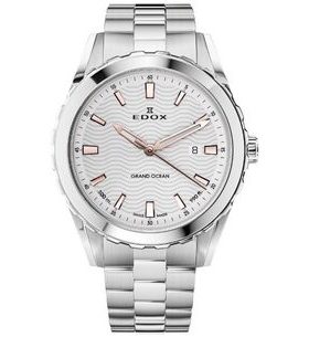 EDOX GRAND OCEAN DATE - PÁNSKE 53102-3M-AIR - GRAND OCEAN - ZNAČKY