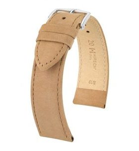 ŘEMÍNEK HIRSCH OSIRIS NUBUK - BÉŽOVÝ2 - REMIENKY - OSTATNÉ