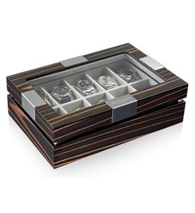 KAZETA NA HODINKY HEISSE & SÖHNE EXECUTIVE 10 MACASSAR 70019-04 - BOXY NA HODINKY - OSTATNÉ