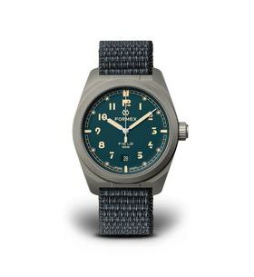 FORMEX FIELD AUTOMATIC PETROL BLUE FIELD NYLON-VELCRO BLUE STRAP 0660.1.6533.131 - FIELD AUTOMATIC - ZNAČKY