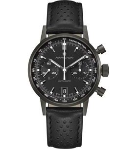 HAMILTON AMERICAN CLASSIC INTRA-MATIC AUTO CHRONO ALL BLACK EDITION H38446730 - AMERICAN CLASSIC - ZNAČKY