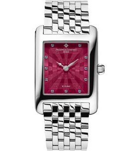 FREDERIQUE CONSTANT CLASSICS CARRÉE BLUSH EDITION BY FELIPAO FC-200PI2C6B - CLASSICS LADIES - ZNAČKY