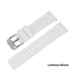 SILIKÓNOVÝ REMIENOK VOSTOK EUROPE PRE SYSTEMA PERIODICUM - BIELY/LUMINISCENČNÝ - REMIENKY - OSTATNÉ