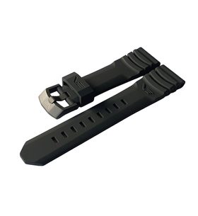 SILIKONOVÝ ŘEMÍNEK VOSTOK EUROPE 22MM PRO NUCLEAR SUBMARINE - ČERNÁ SPONA - REMIENKY - OSTATNÉ