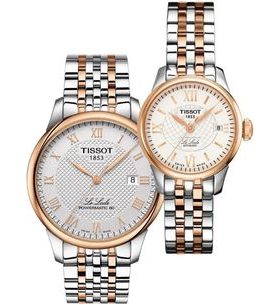 SET TISSOT LE LOCLE AUTOMATIC T006.407.22.033.00 A T41.2.183.33 - HODINKY PRE PÁRY - HODINKY