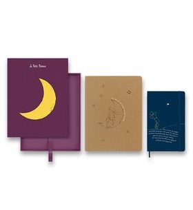 Sada Zápisník a Sešit Moleskine Le Petit Prince Moon - linkovaný - L, čistý - XL 1331/1717250