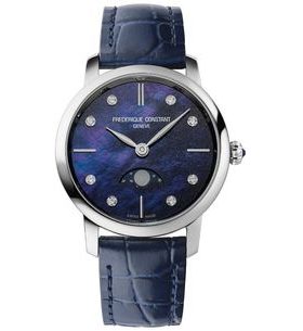 FREDERIQUE CONSTANT SLIMLINE LADIES MOONPHASE QUARTZ FC-206MPND1S6 - SLIMLINE LADIES - ZNAČKY