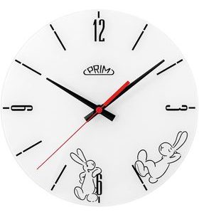 HODINY PRIM BOB A BOBEK E19.5460.0090.007049 - NÁSTENNÉ HODINY - OSTATNÉ