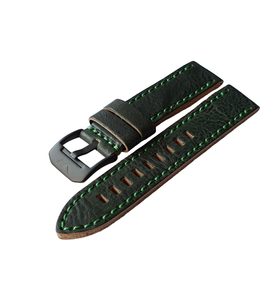 KOŽENÝ REMIENOK VOSTOK EUROPE PRE ALMAZ 6S11-320C261 - ZELENÁ/ČIERNA PRACKA - REMIENKY - OSTATNÉ