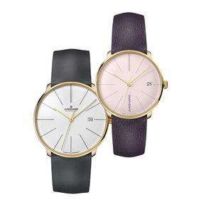 SET JUNGHANS MEISTER FEIN AUTOMATIC 27/7150.00 A 27/7232.00 - HODINKY PRE PÁRY - HODINKY