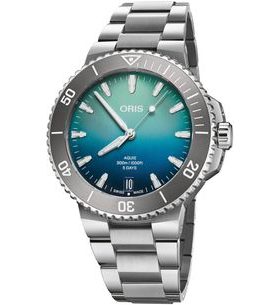 ORIS AQUIS DATE CALIBRE 400 43,5 MM GREAT BARRIER REEF LIMITED EDITION IV 01 400 7790 4185-SET - AQUIS - ZNAČKY