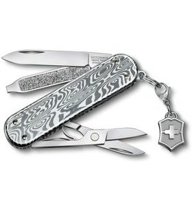 NŮŽ VICTORINOX CLASSIC SD BRILLIANT DAMAST 0.6221.34 - VRECKOVÉ NOŽE - OSTATNÉ