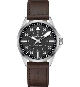 HAMILTON KHAKI AVIATION PILOT DAY DATE AUTO 39MM H76305530 - KHAKI AVIATION - ZNAČKY