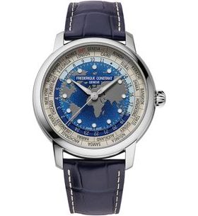 FREDERIQUE CONSTANT MANUFACTURE CLASSIC WORLDTIMER AUTOMATIC FC-719BLW3H6 - MANUFACTURE - ZNAČKY