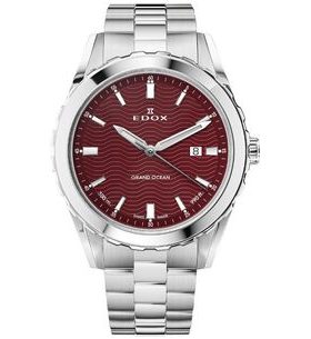 EDOX GRAND OCEAN DATE - PÁNSKE 53102-3M-ROUIN - GRAND OCEAN - ZNAČKY
