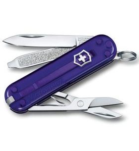 NÔŽ VICTORINOX CLASSIC SD TRANSPARENT COLORS PERSIAN INDIGO - VRECKOVÉ NOŽE - OSTATNÉ