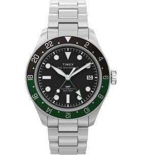 TIMEX WATERBURY HERITAGE AUTOMATIC GMT TW2Y60800UK - TIMEX - ZNAČKY