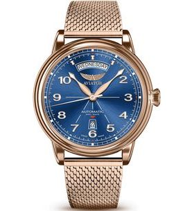 AVIATOR DOUGLAS DAY-DATE 45 AUTOMATIC V.3.44.2.402.5 - DOUGLAS DAY-DATE - ZNAČKY