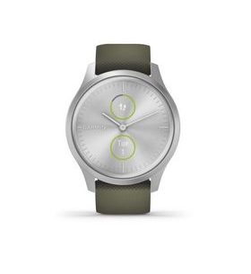 GARMIN VIVOMOVE3 STYLE, SILVER/GREEN BAND 010-02240-21 - VIVOMOVE3 STYLE - ZNAČKY