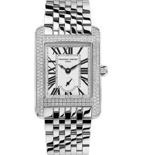 FREDERIQUE CONSTANT CLASSICS CARRÉE SMALL SECONDS QUARTZ FC-235S2CD6B - CLASSICS LADIES - ZNAČKY
