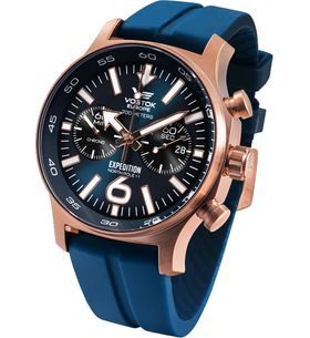 VOSTOK EUROPE EXPEDITON NORTH POLE-1 CHRONO LINE 6S21-595B645S - EXPEDITION NORTH POLE - ZNAČKY