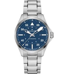 HAMILTON KHAKI AVIATION PILOT DAY DATE AUTO 39MM H76305140 - KHAKI AVIATION - ZNAČKY