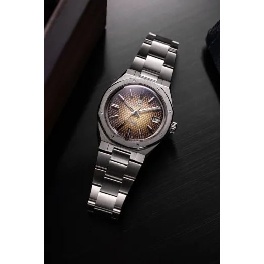 NIVADA GRENCHEN F77 BROWN SMOKED DATE 69002A77 - F77 - ZNAČKY