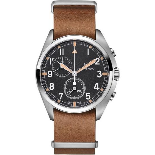 HAMILTON KHAKI AVIATION PILOT PIONEER CHRONO QUARTZ H76522531 - KHAKI AVIATION - ZNAČKY