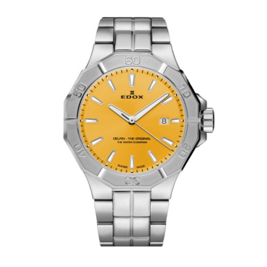 EDOX DELFIN QUARTZ DATE 53021-3M-JIN - DELFIN - ZNAČKY