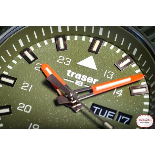TRASER P69 BLACK STEALTH GREEN RUBBER - TACTICAL - ZNAČKY