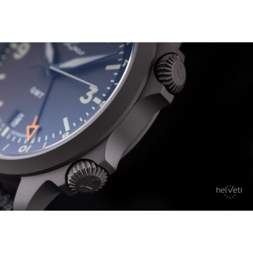 LACO FLIEGER FRANKFURT 40 GMT SCHWARZ - PILOT SPECIAL MODELS - ZNAČKY