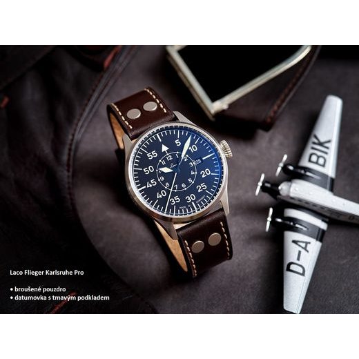 LACO FLIEGER KARLSRUHE PRO 43 HANDWINDING 862142_626 - FLIEGER PRO - ZNAČKY